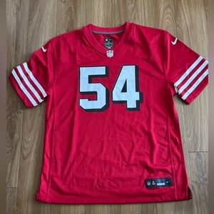 49ers Authentic from Fanatics Store NWOT NFL Jersey with Warner #54 Youth XL